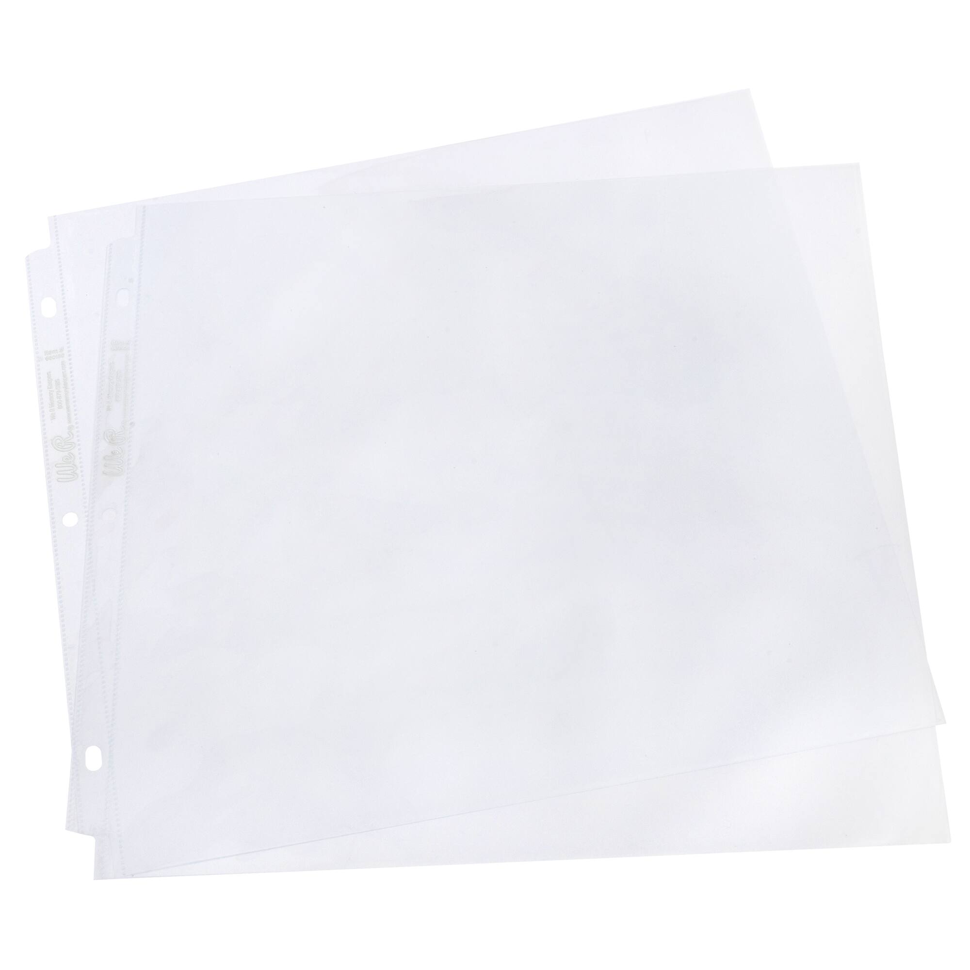 We R Memory Keepers® 12" x 12" Ring Page Protectors